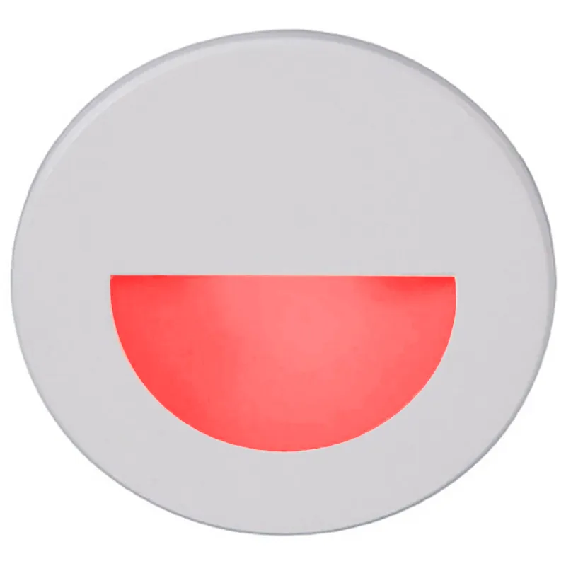WAC 120V Step Light LED 3 inch White ADA Step and Wall Light in Red, WAC Lighting