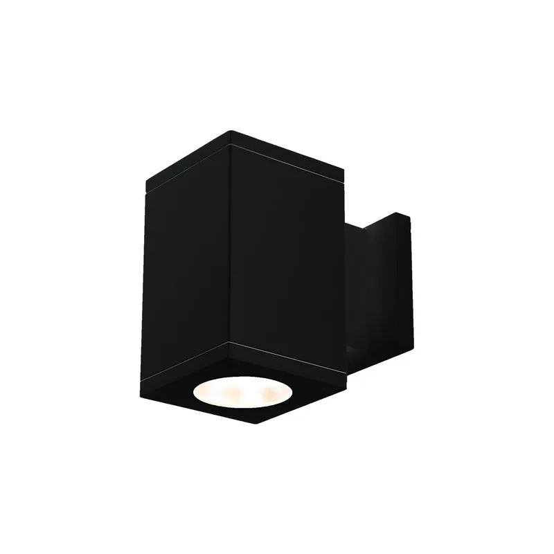 Cube Arch LED 5.5 inch Black Sconce Wall Light in Narrow, 90, 2700K, Straight Up/Down