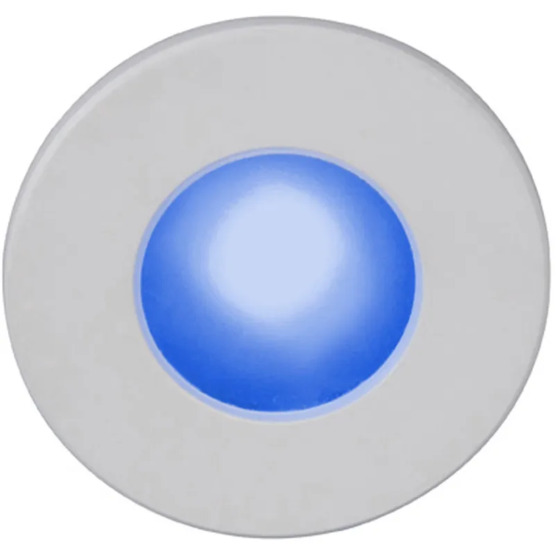 WAC 120V Step Light LED 3 inch White ADA Step and Wall Light in Blue, WAC Lighting