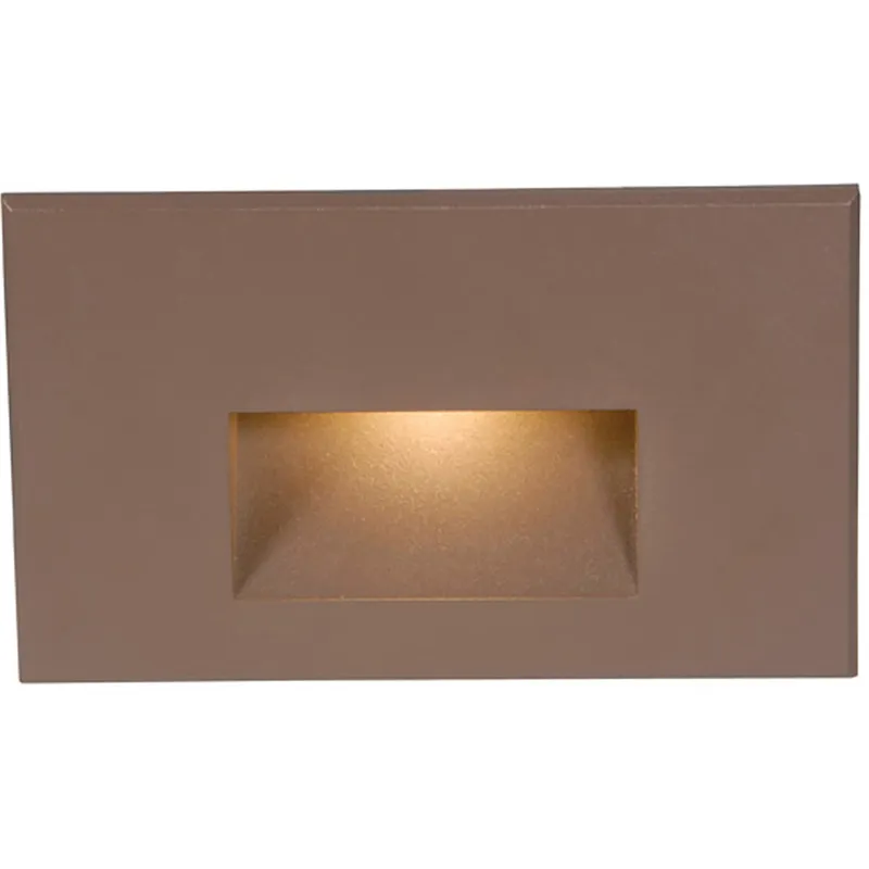 WAC 120V Step Light LED 1.5 inch Bronze ADA Step and Wall Light in 3000K Warm White LED, WAC Lighting