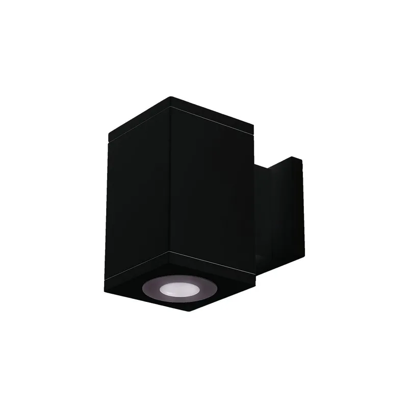 Cube Arch LED 4.5 inch Black Sconce Wall Light in Flood, 85, 2700K, Straight Up/Down
