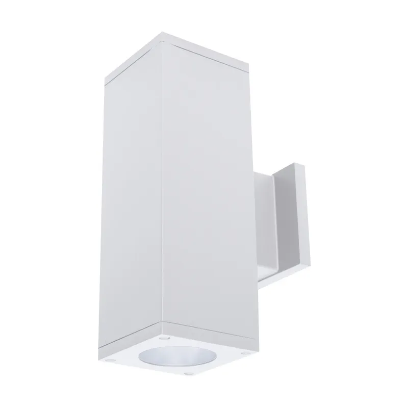 Cube Arch LED 5.5 inch White Sconce Wall Light in Flood, 90, 3000K, Towards Wall