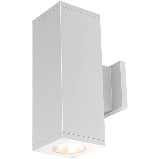 Cube Arch LED 4.5 inch White Sconce Wall Light in Spot, 85, 3000K, Straight Up/Down