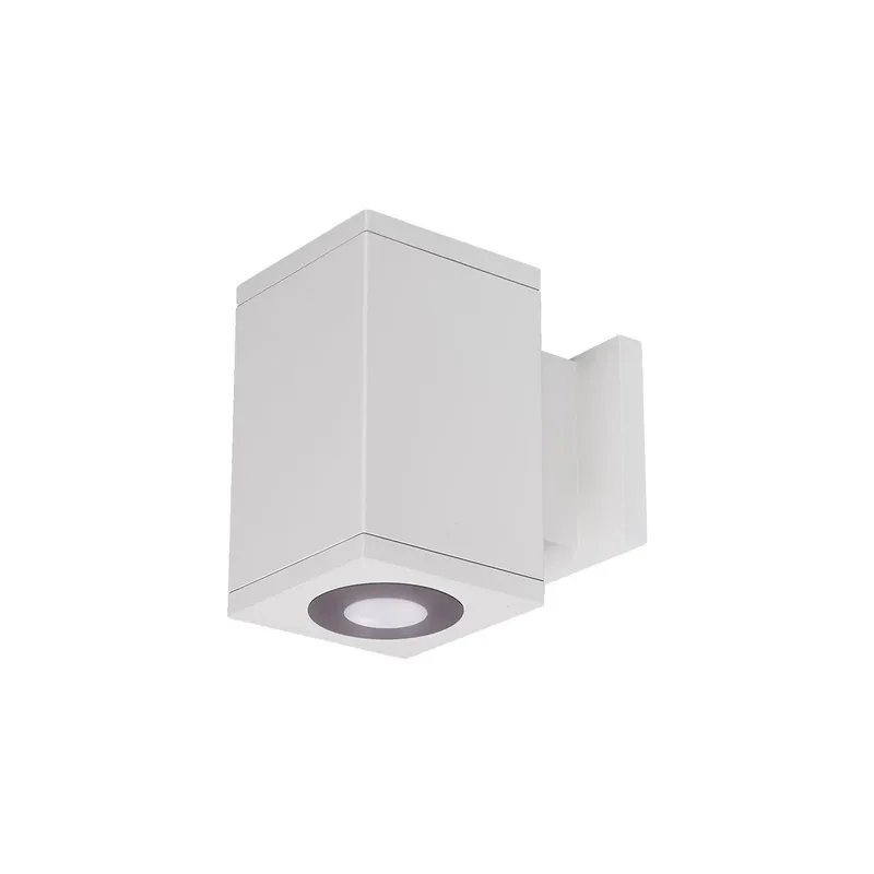 Cube Arch LED 5.5 inch White Sconce Wall Light in Spot, 85, 3000K, Straight Up/Down