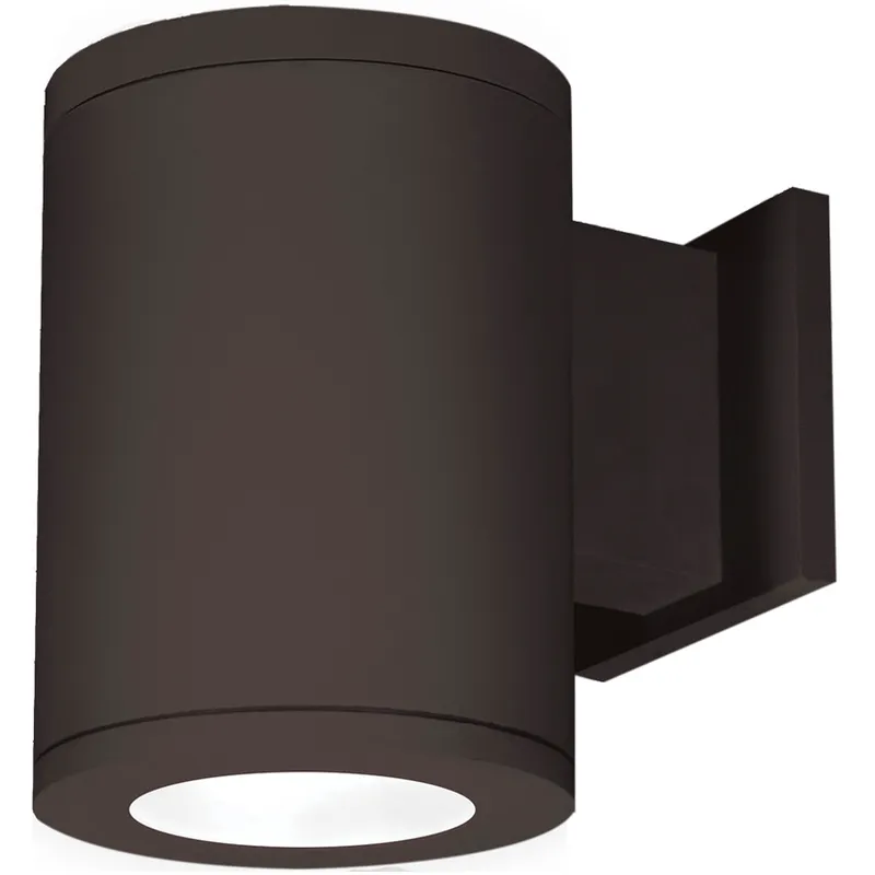 Tube Arch Sconce Wall Light in Flood, 85, 3500K, Bronze, Away From Wall