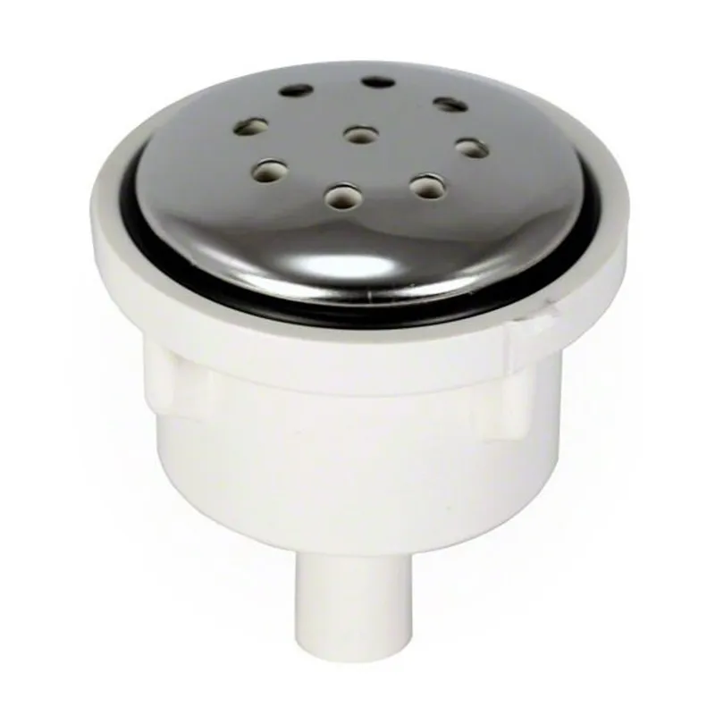 Waterway Plastics 670-2390B Top-Flo Air Injector 0.37 Inch Barb With Stainless Steel Escutcheon