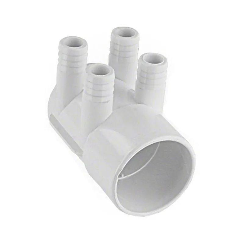Waterway 672-7170B Socket x Dead End 4 Port Manifold for Pools and Spas