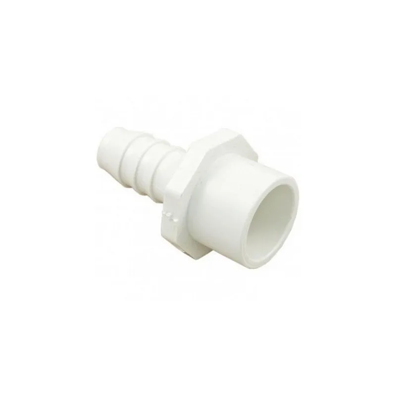 Waterway 672-4310B Pool & Spa Replacement Adapter Plastic 1 inch Spigot 0.75 inch Slip x 0.75 inch Barbed