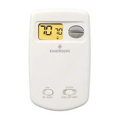 WHITE-RODGERS 1E78-144 Non-Programmable Thermostat 45 to 90 deg F