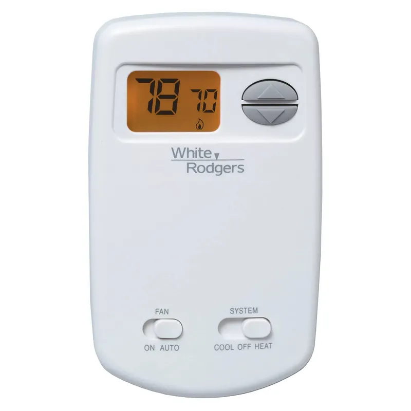 White-Rodgers 01E78 144 Non-programmable single stage thermostat 24 VAC (Vertical)