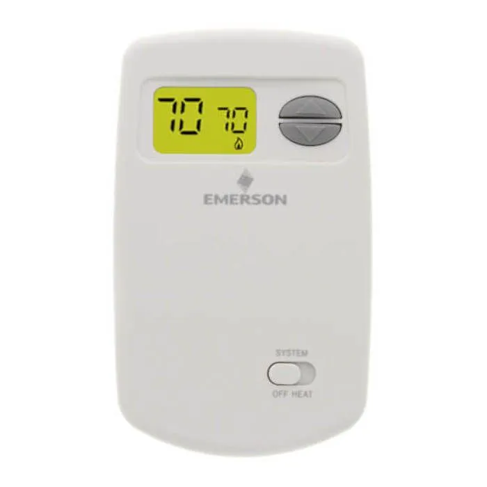 White Rodgers 1E78-140 Emerson 1 Heat Only Non Programmable Thermostat
