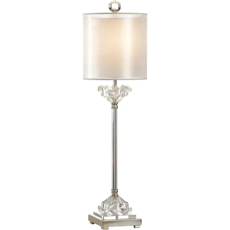 Wildwood 35 inch 60 watt Brushed Nickel Table Lamp Portable Light