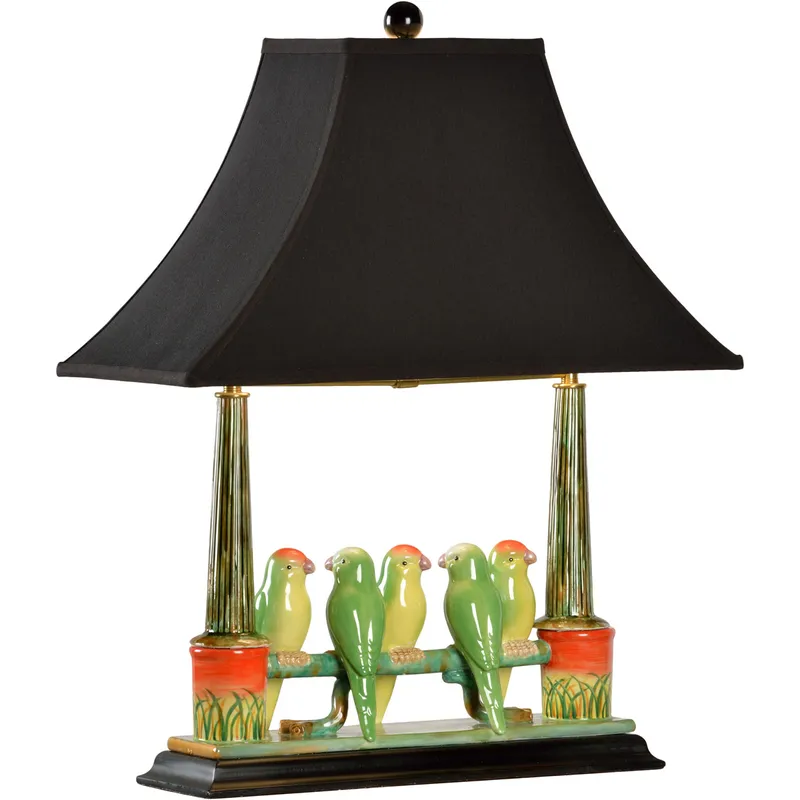 Wildwood 22 inch 60 watt Hand Painted Table Lamp Portable Light