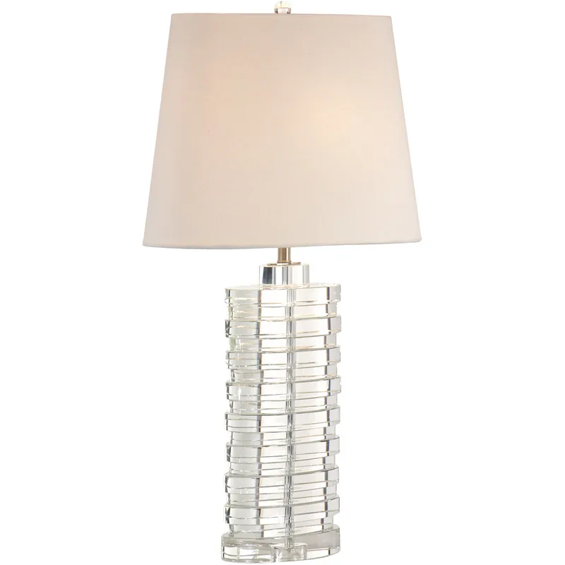 Wildwood 32 inch 100 watt Clear Table Lamp Portable Light