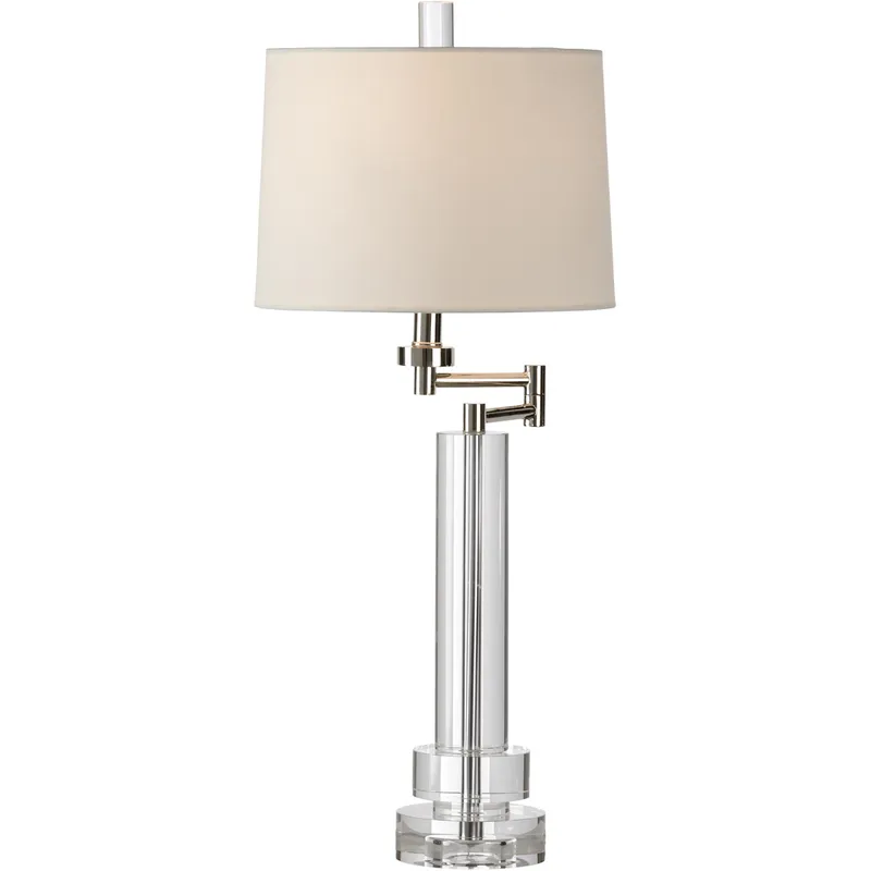 Wildwood 28 inch 60 watt Clear Table Lamp Portable Light