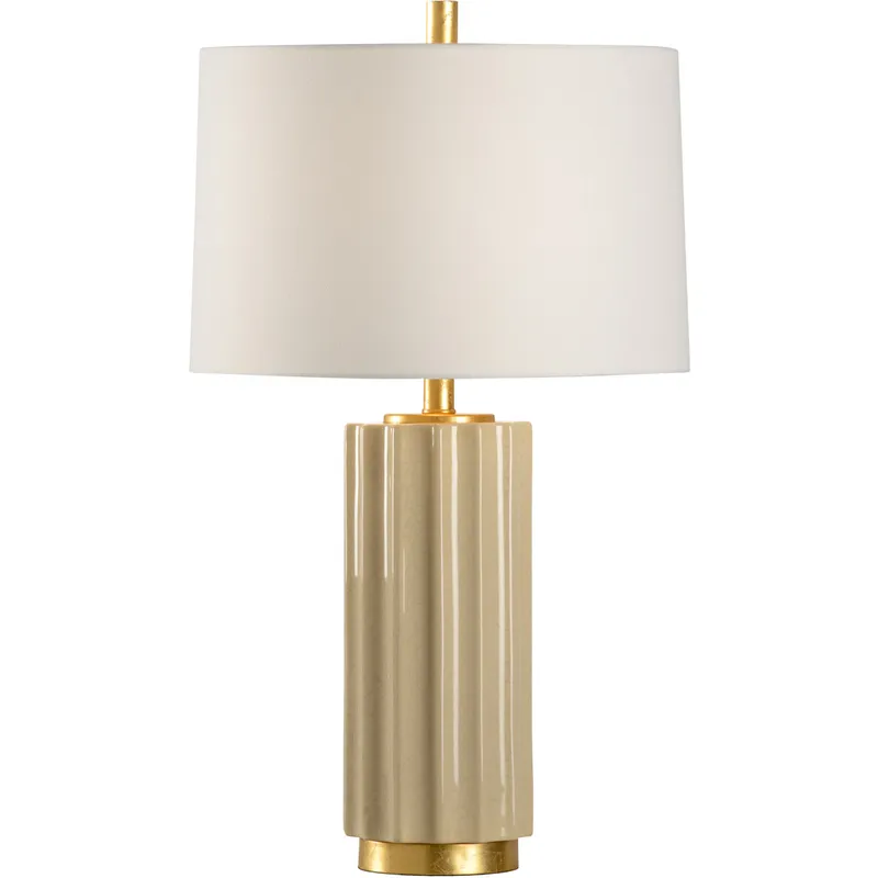 MarketPlace 28 inch 100 watt Camel Tan Crackle Glaze Table Lamp Portable Light