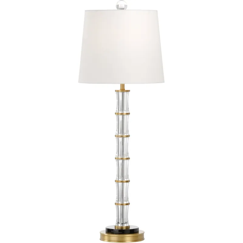 Wildwood 34 inch 100 watt Clear Table Lamp Portable Light