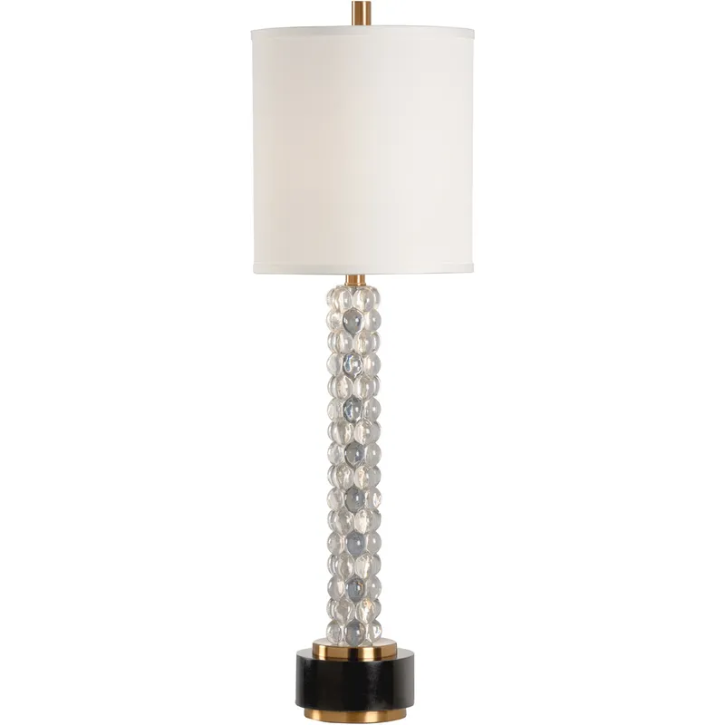 Wildwood 36 inch 100 watt Clear Table Lamp Portable Light