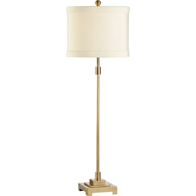 MarketPlace 33 inch 100 watt Antique Brass Table Lamp Portable Light