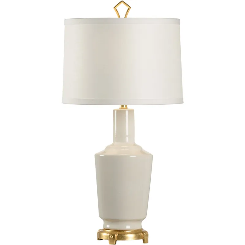 MarketPlace 32 inch 100 watt Snow Glaze Table Lamp Portable Light