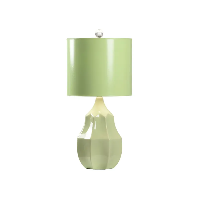 Wildwood 32 inch 100.00 watt Citron Cocktail Glaze Table Lamp Portable Light