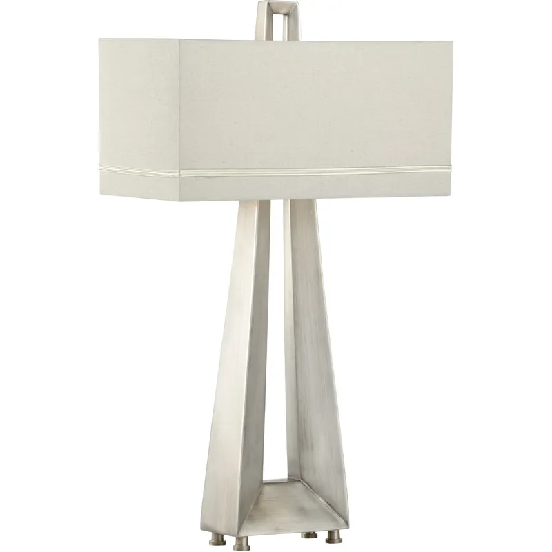 Wildwood 32 inch 60 watt Antique Silver Table Lamp Portable Light