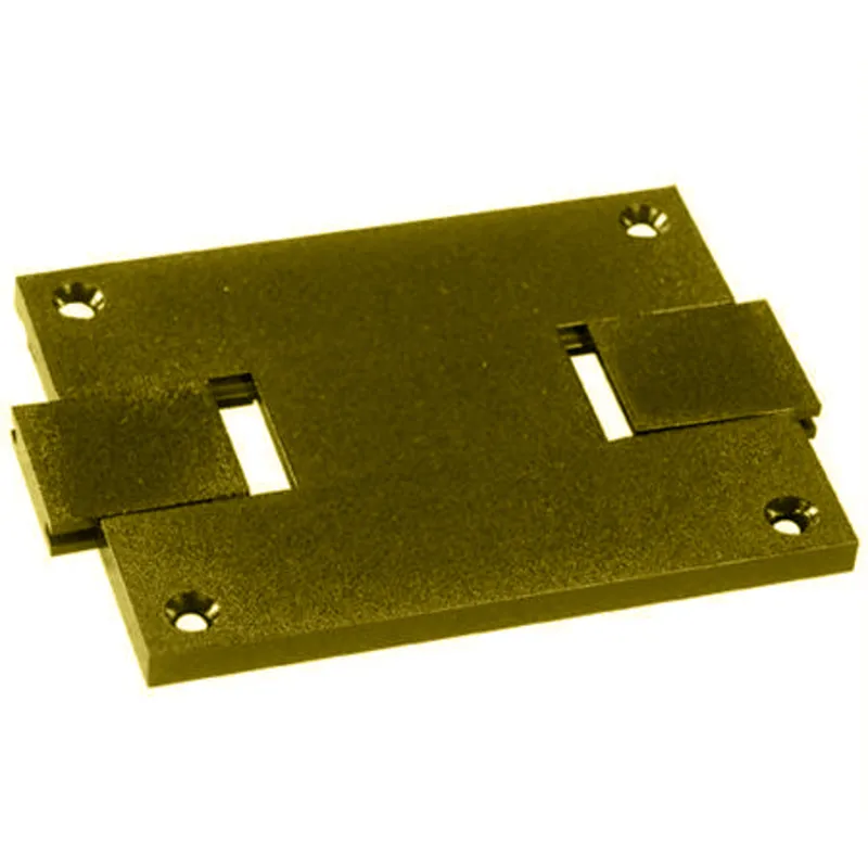 Floor Box Cover, 1-Gang, Type: Dual Service, Brass, Non-Metallic