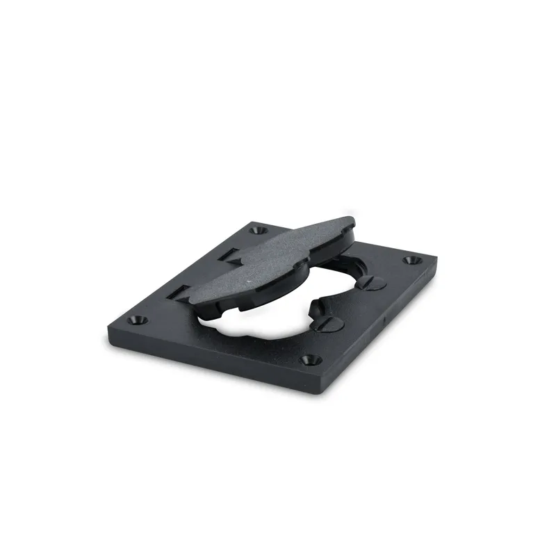 Floor Box Cover, 1-Gang, Duplex Receptacle, Non-Metallic