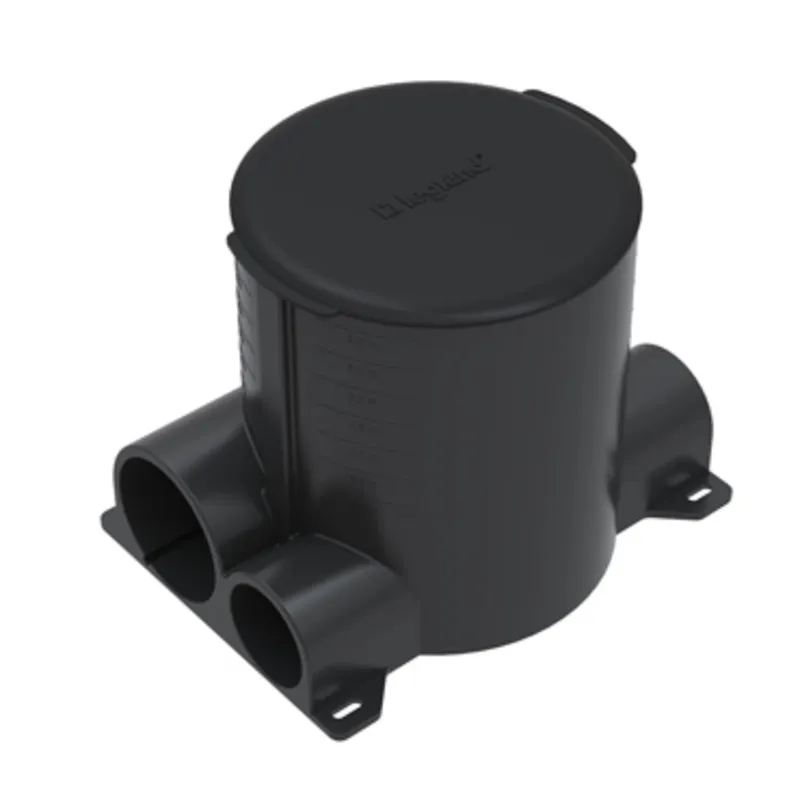 Round Floor Box, Diameter: 6", Depth: 6 -7/16", Non-Metallic