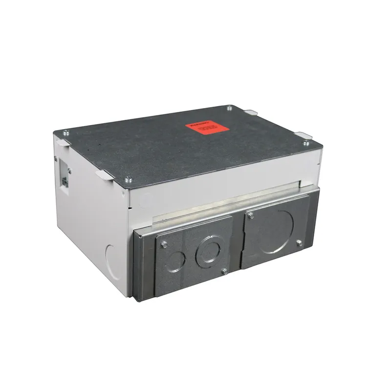 Floor Box, 4-Gang, 12-1/8 x 8-7/16 x 5-7/8 Inch