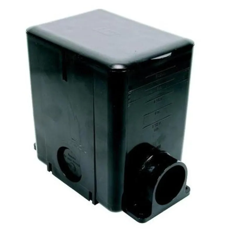 Adjustable Square Floor Box, Depth: 3-1/2 to 6", Non-Metallic