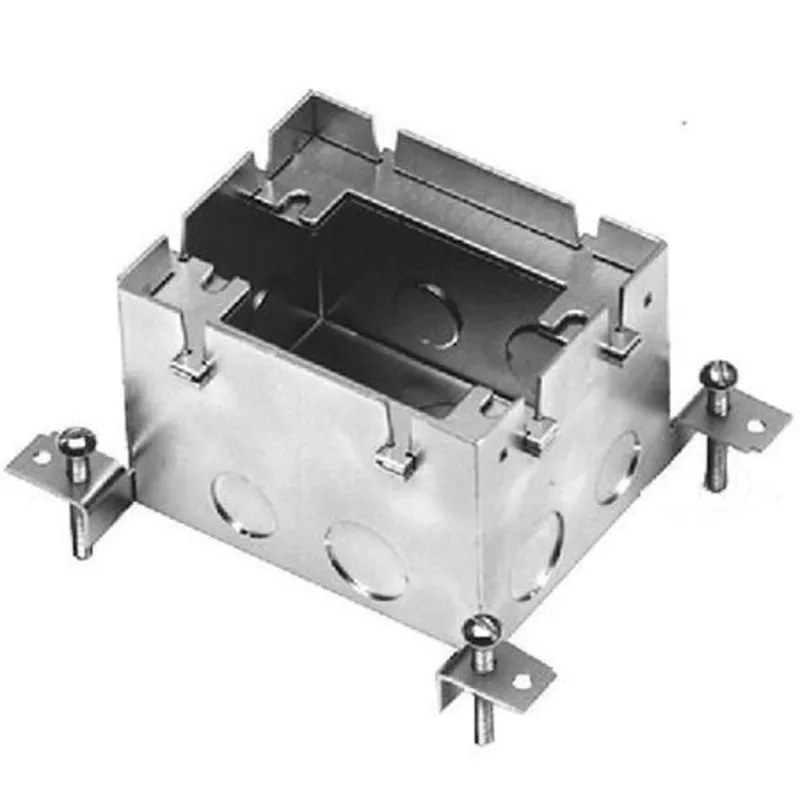 Adjustable Floor Box, 1-Gang, Steel