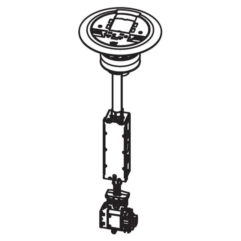 Poke-Thru Assembly, 8-1/4" Diameter