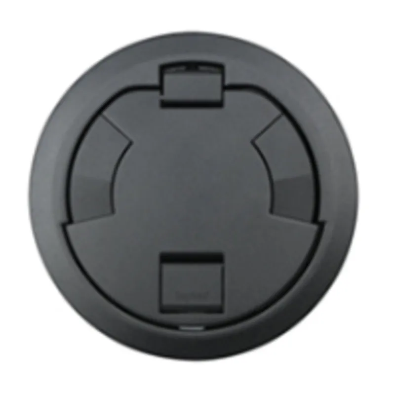Surface Style Cover Assembly, 7-1/4" Round, Black