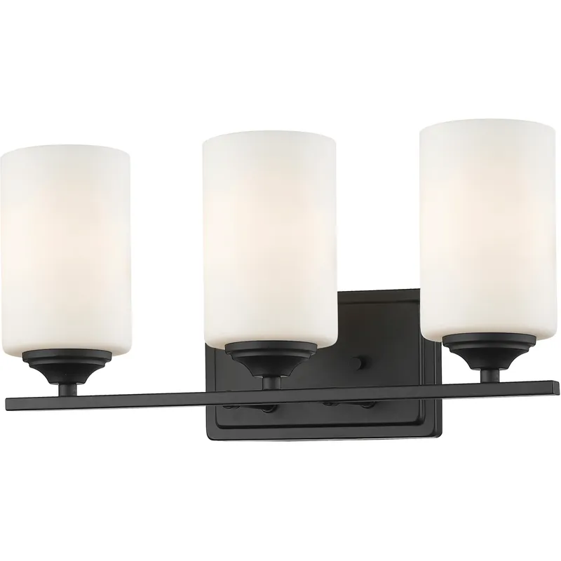 Bordeaux 3 Light 17.38 inch Bronze Vanity Wall Light