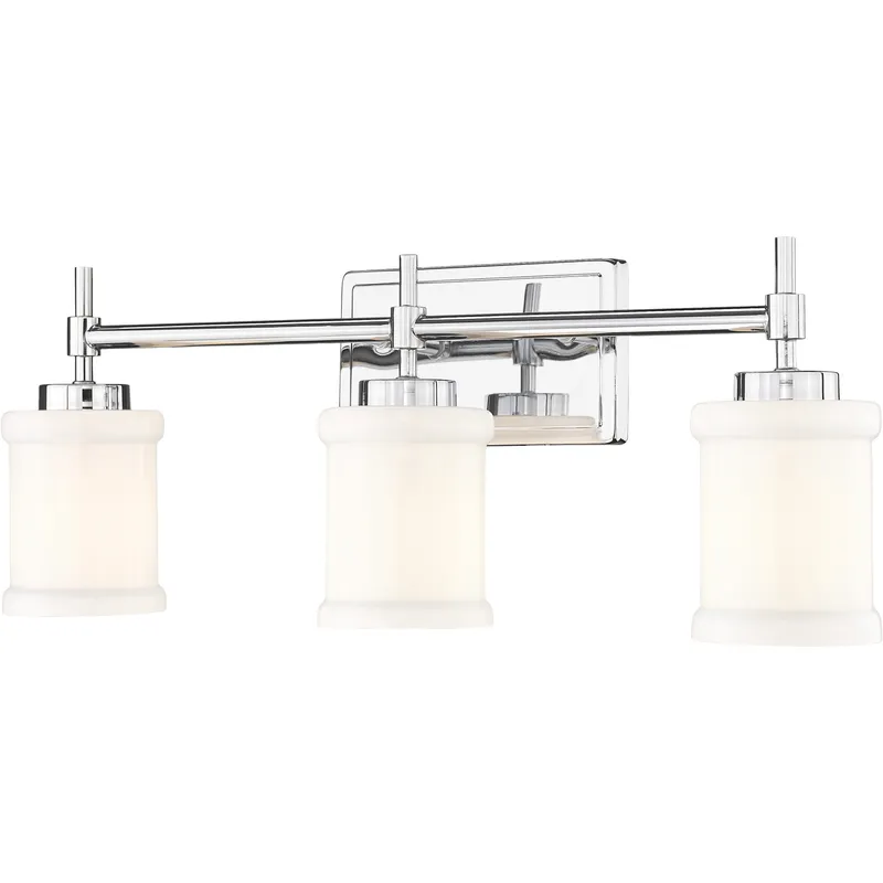 Cadoc 3 Light 23.5 inch Chrome Bath Vanity Light Wall Light