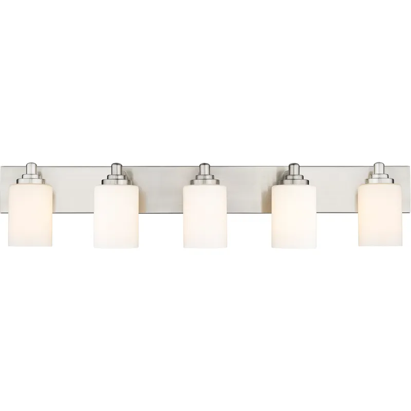 Soledad 5 Light 38.75 inch Brushed Nickel Vanity Wall Light