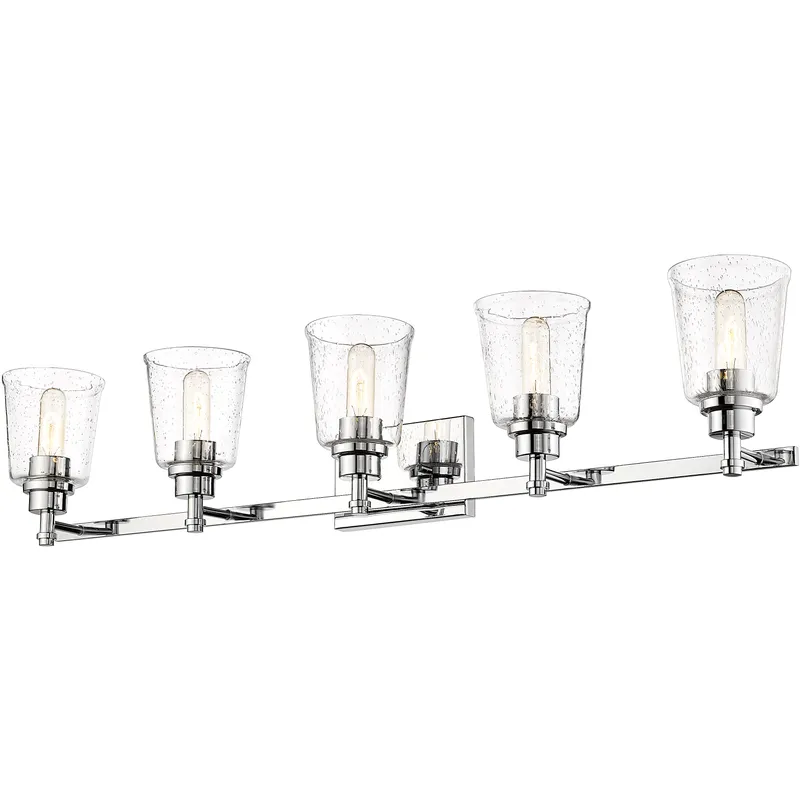 Bohin 5 Light 41.25 inch Chrome Vanity Wall Light