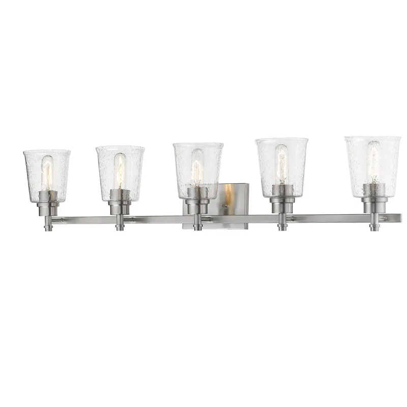 Bohin 5 Light 41.25 inch Brushed Nickel Vanity Wall Light