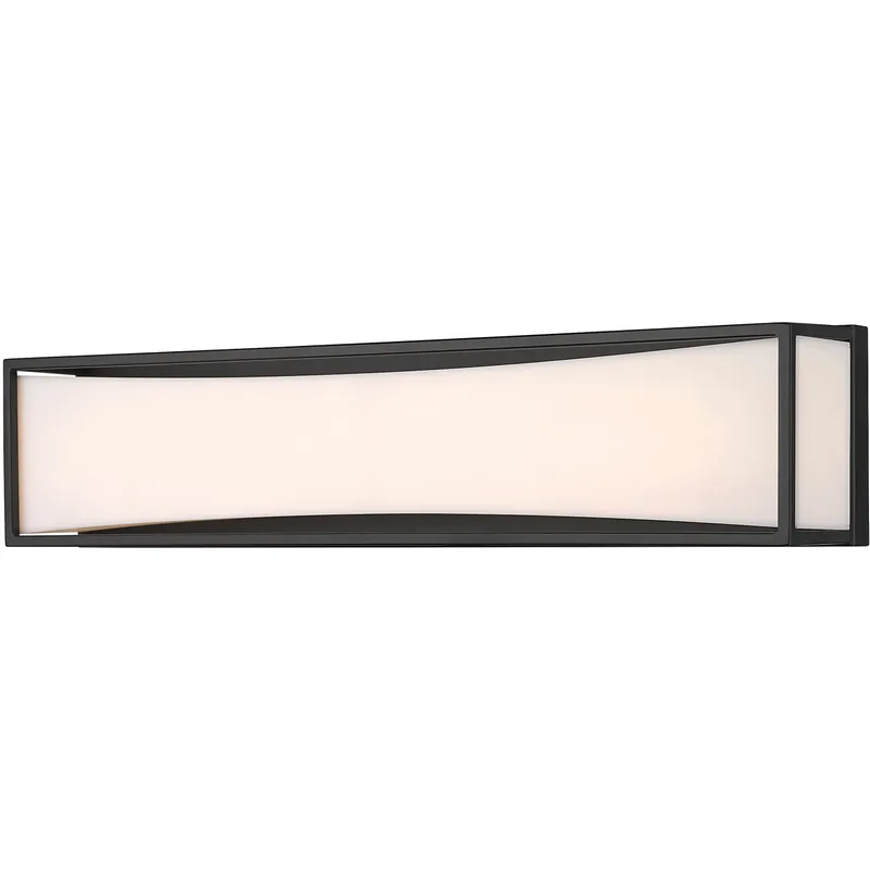 Baden LED 24 inch Matte Black Vanity Wall Light