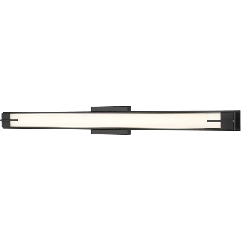 Chase LED 43 inch Matte Black Bath Vanity Light Wall Light