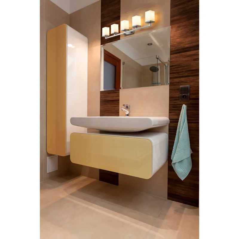 Tidal 5 Light 40 inch Brushed Nickel Vanity Wall Light