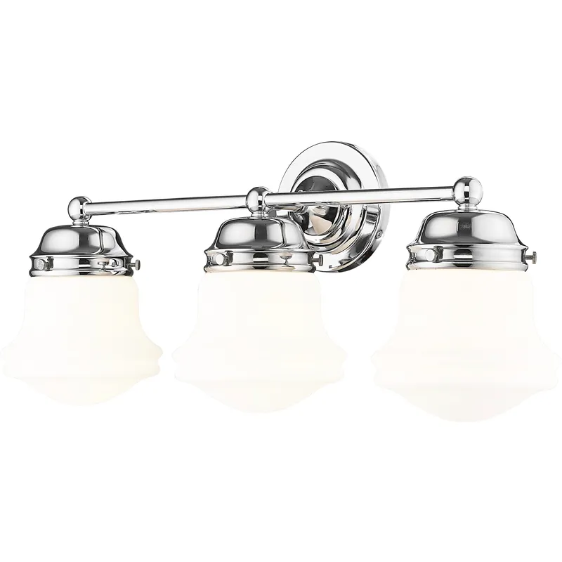 Vaughn 3 Light 22.5 inch Chrome Vanity Wall Light