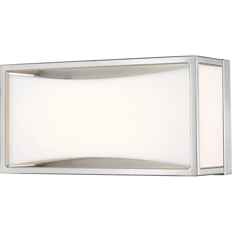 Baden LED 10 inch Brushed Nickel Vanity Wall Light