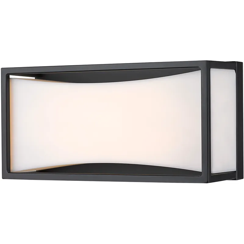 Baden LED 10 inch Matte Black Vanity Wall Light