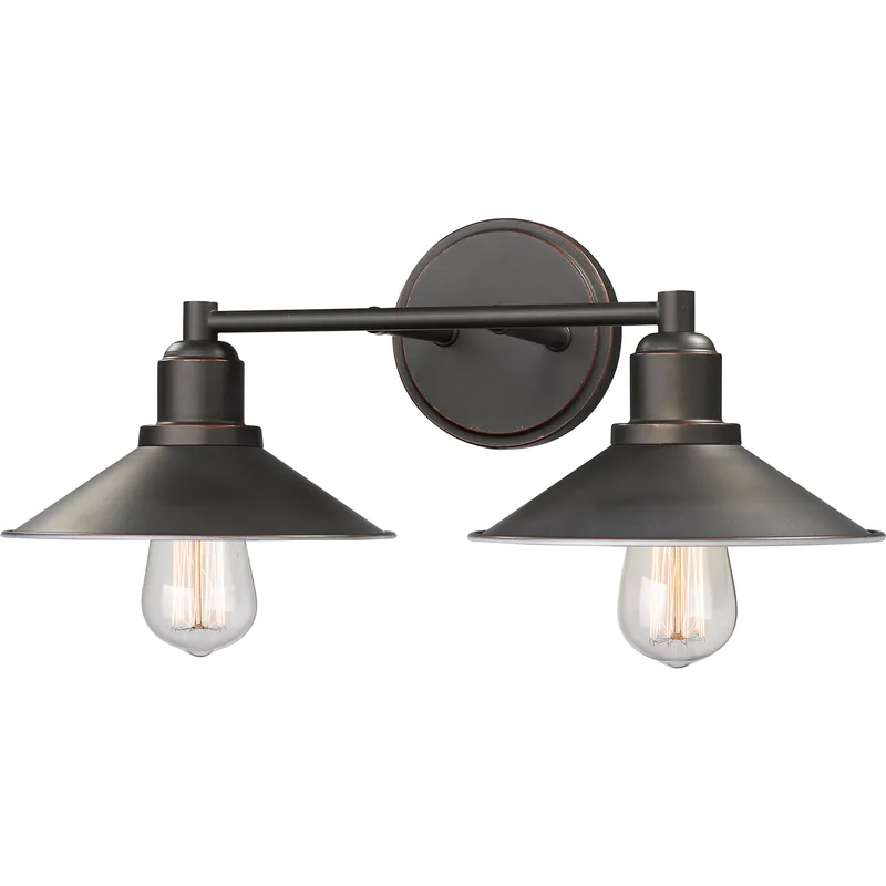 Casa 2 Light 18 inch Olde Bronze Vanity Wall Light in Olde Bronze Steel