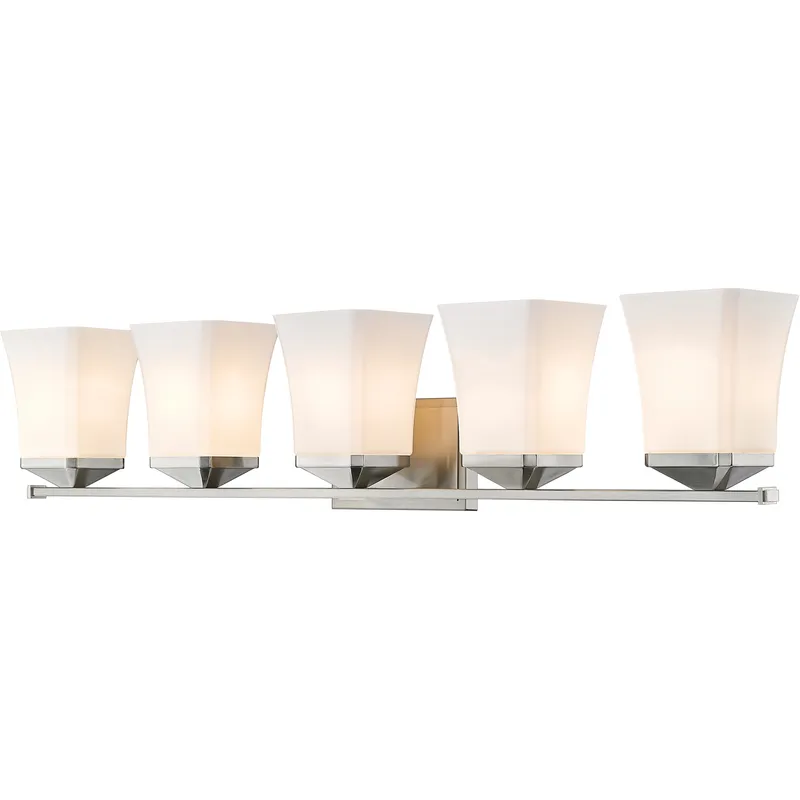 Darcy 5 Light 38 inch Brushed Nickel Vanity Wall Light