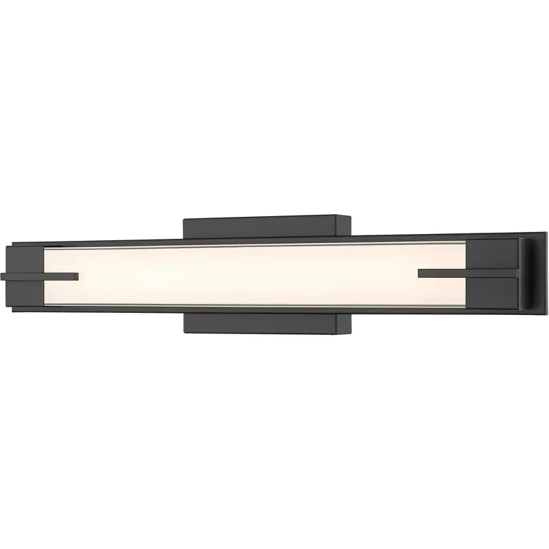 Chase LED 23 inch Matte Black Bath Vanity Light Wall Light