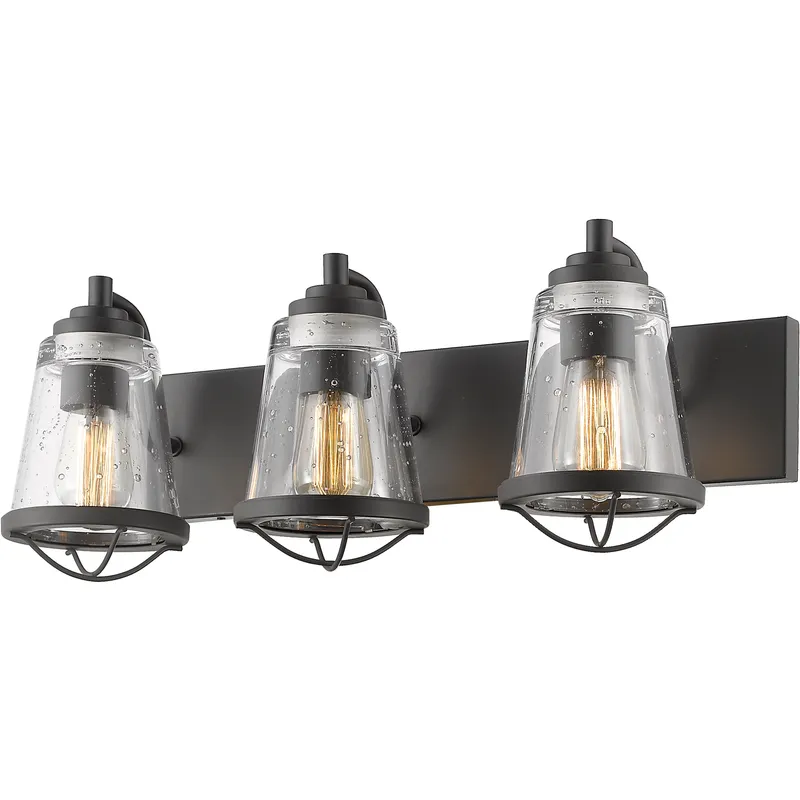 Mariner 3 Light 24 inch Bronze Vanity Wall Light