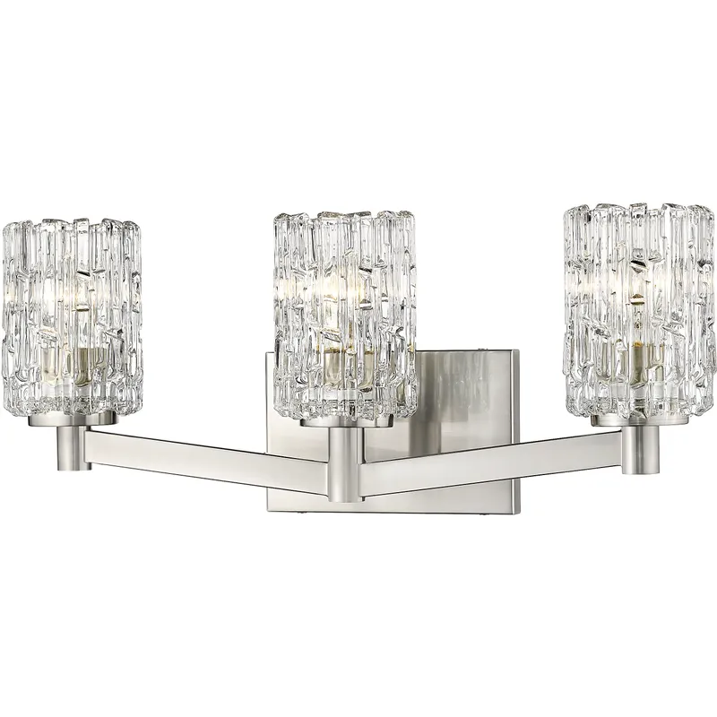 Aubrey 3 Light 22.5 inch Brushed Nickel Vanity Wall Light